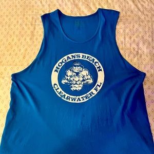 XXL Teal Hulk Hogan Tank Top Hogans Beach Clearwater, FL